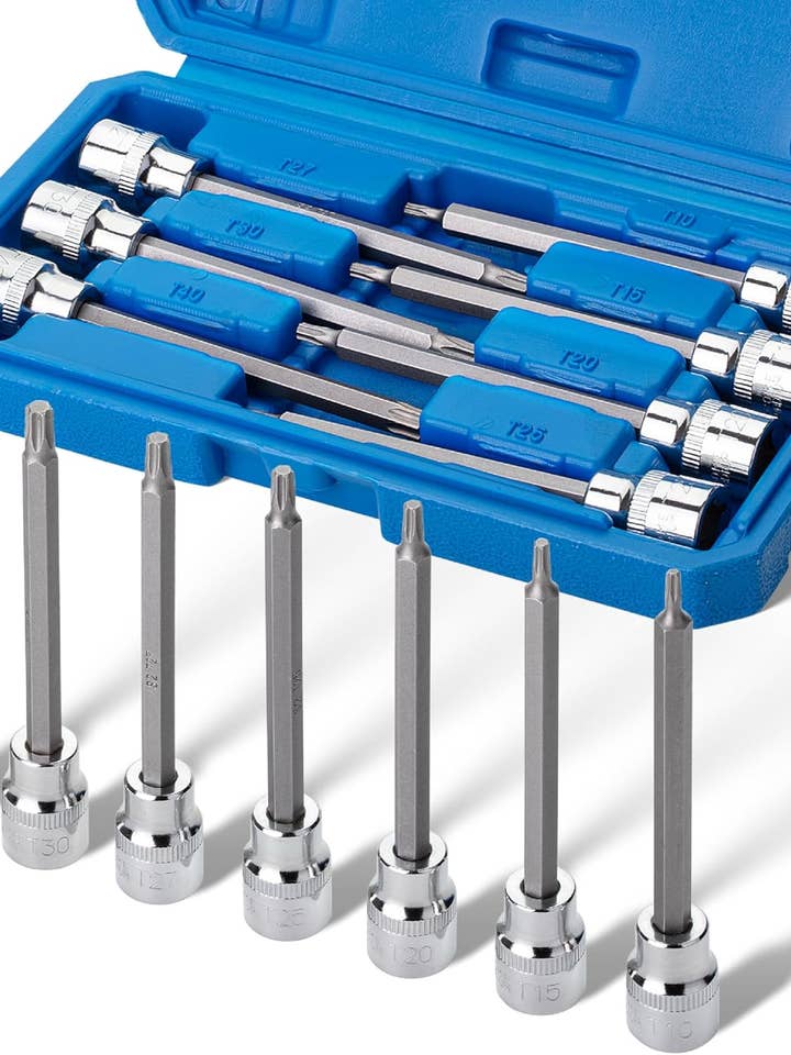 Bates- Extra Long Torx Bit Socket Set, 7 Pieces for wholesale by Bates Choice