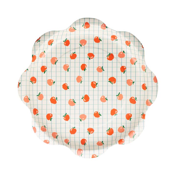 APP1141 - Apple Pattern Paper Plate for wholesale by My Mind’s Eye