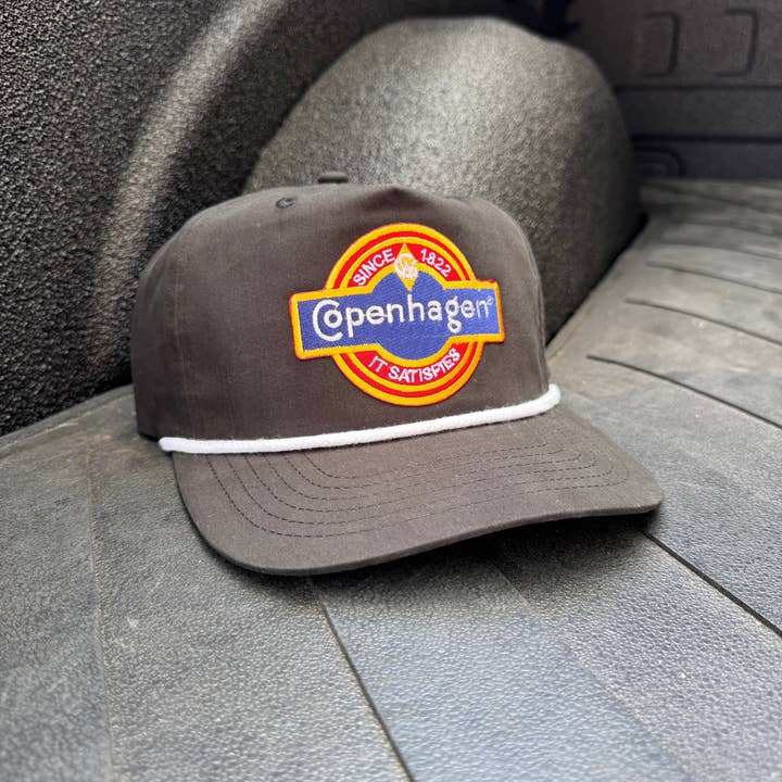 River Bent Hat Co. – wholesale Baseballkeps - Unisex – Köpenhamn Vintage Svart Retrokeps
