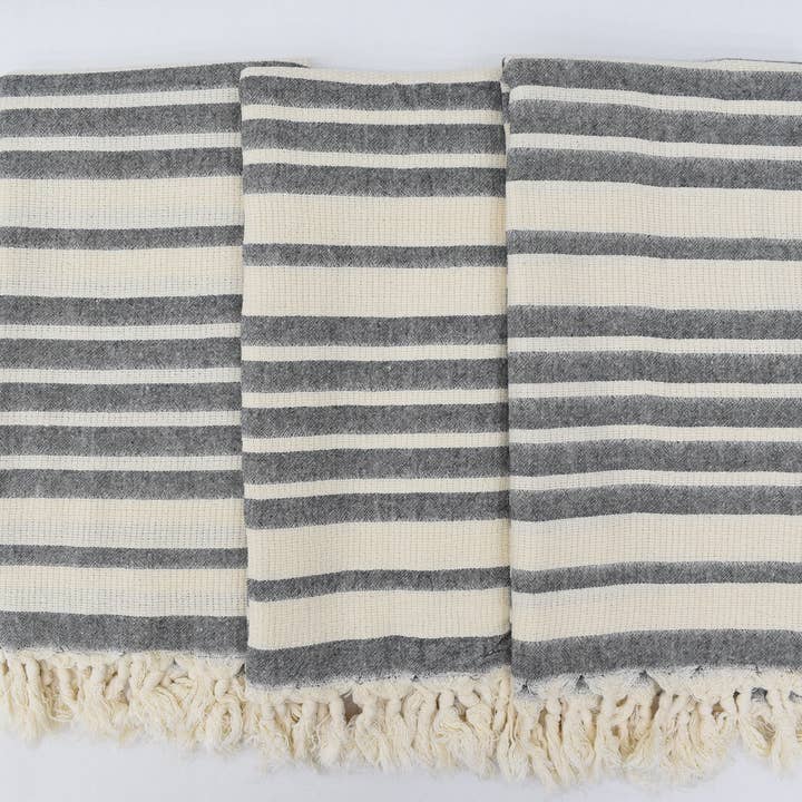 Organic Turkish Towels - Wholesale Bath Towel - Luxury Black Turkish Bath Towel, Perfect Gift Towel6