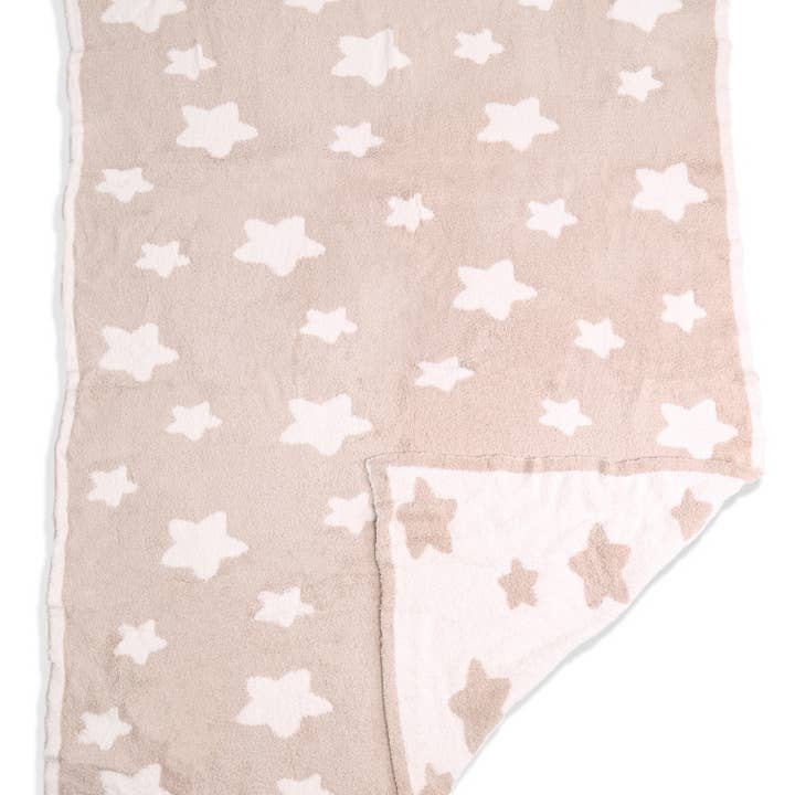 Fashion City - Wholesale Throw Blanket - Star Print Luxury Soft Throw Winter Blanket