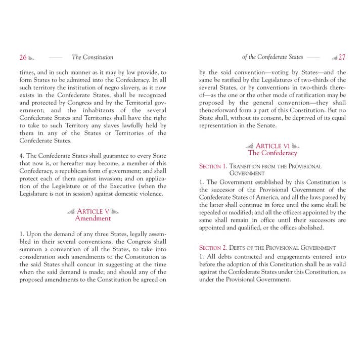 Applewood Books - Wholesale Law - Constitution of the Confederate States3