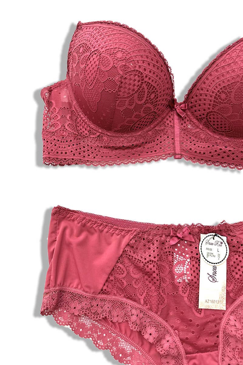 Belle Com'Elle - Wholesale Lingerie Set - Women's - Cup C Bra and Panty Set/AZ1601313