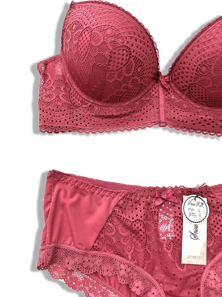 Belle Com'Elle - Wholesale Lingerie Set - Women's - Cup C Bra and Panty Set/AZ1601313
