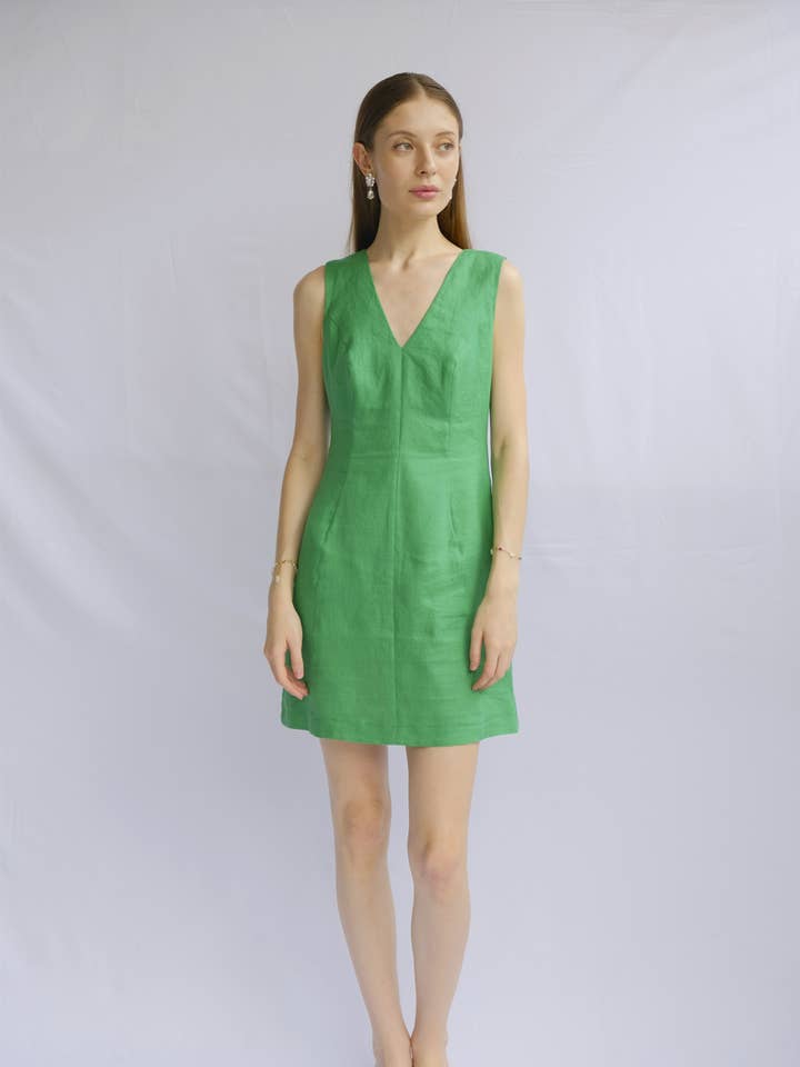 Vestido Julie 100% Linho por atacado de All Bodies