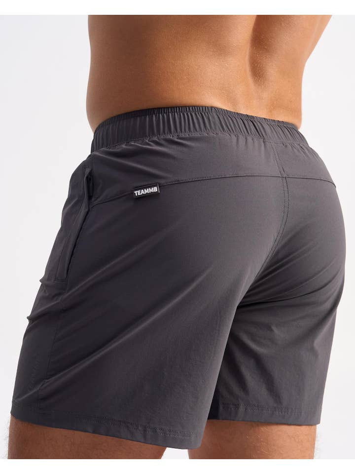 TEAMM8 - Wholesale Athletic shorts – Men's - Bolt 5" Short - Gunmetal3