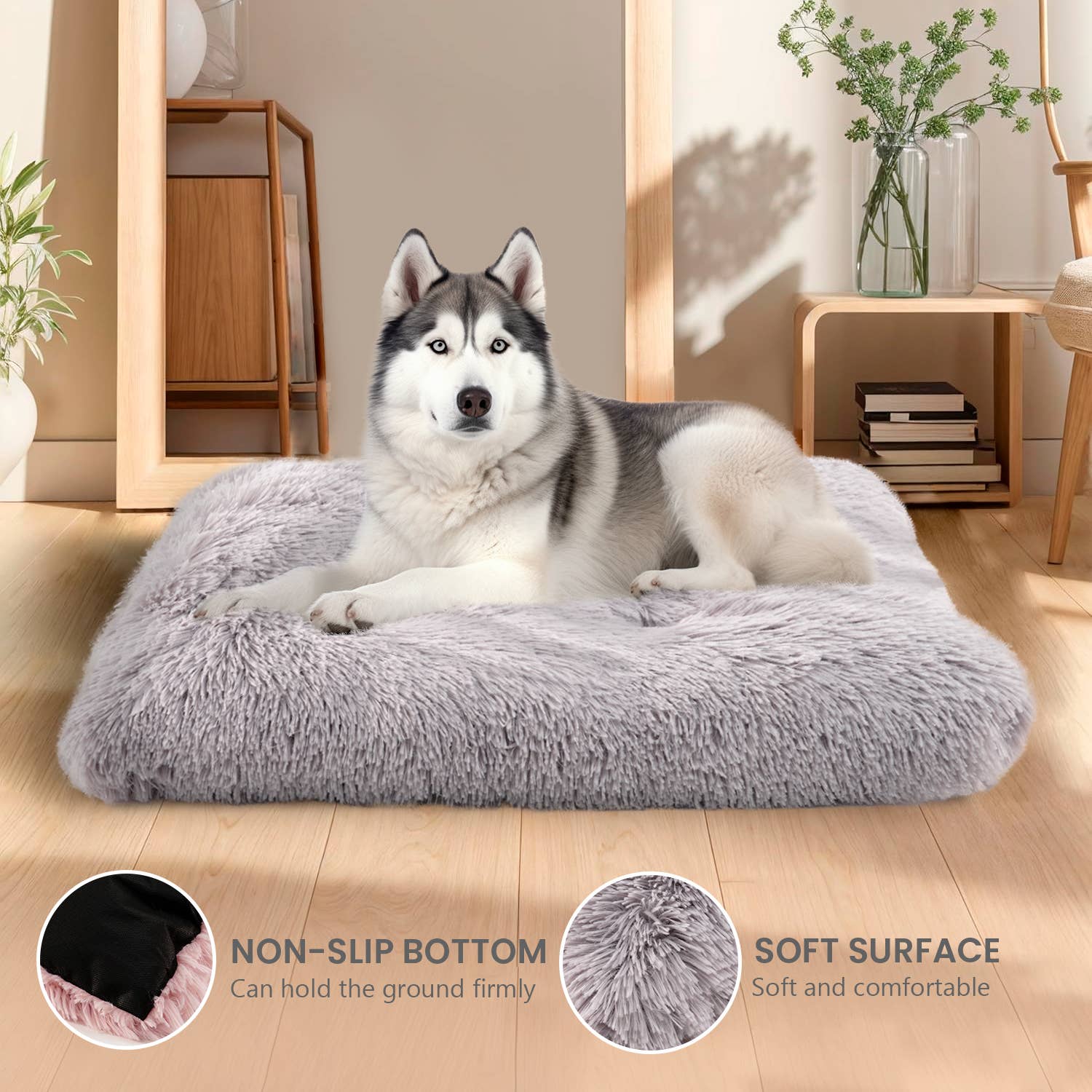Precious Tails - Wholesale Pet Bed - Cat/Dog - Precious Tails Eyelash Faux Fur Tufted Mat8