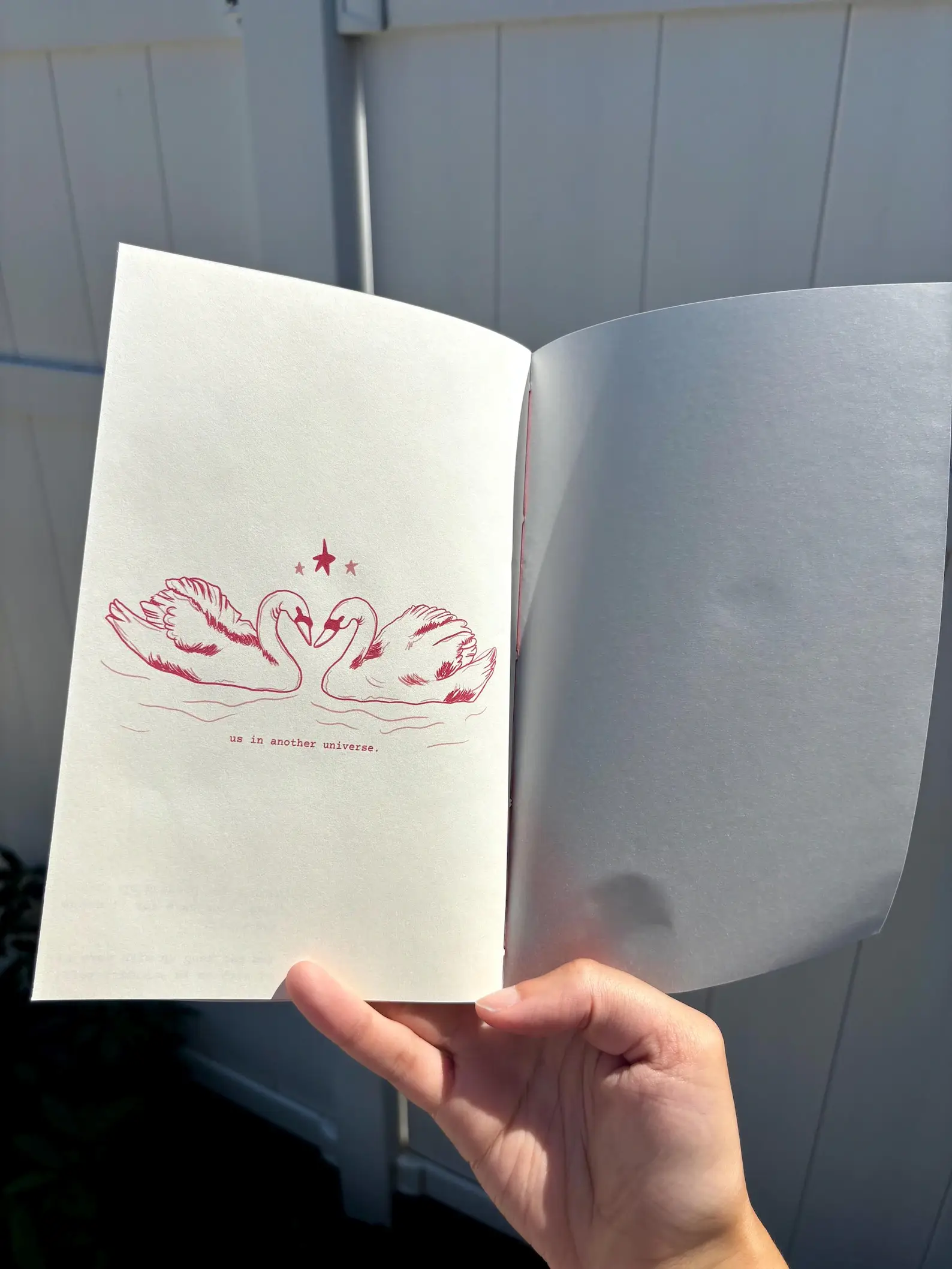 UNFOLDZinesandArt – Großhandel Zeitschrift – Noch irgendwo weich - Pergament Halbseitiges Zine, Coquette3