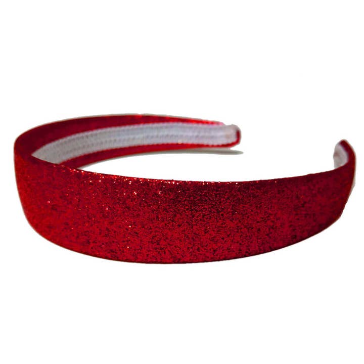 Wide Glitter Headbands for wholesale by Threddies