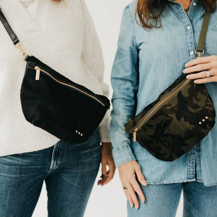 Hair On Hide Westlyn Bum Bag for wholesale by Pretty Simple