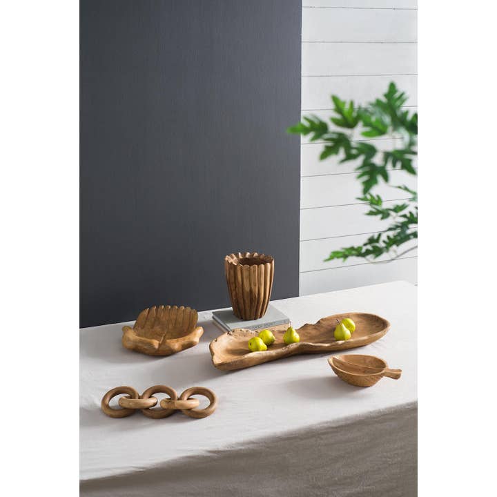 A&B Home Group Inc. - Vendita all'ingrosso Ciotole/Piatti decorativi - Ciotola in Teak, Fatta a Mano10