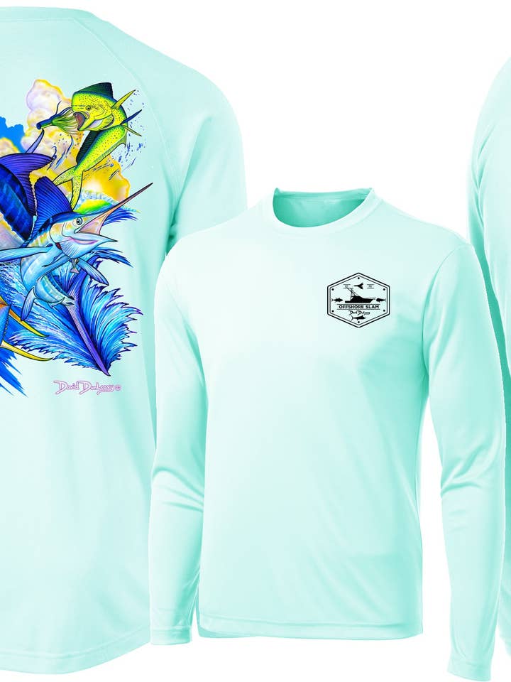 Haut à manches longues Performance Offshore Slam pour homme pour la vente par David Dunleavy