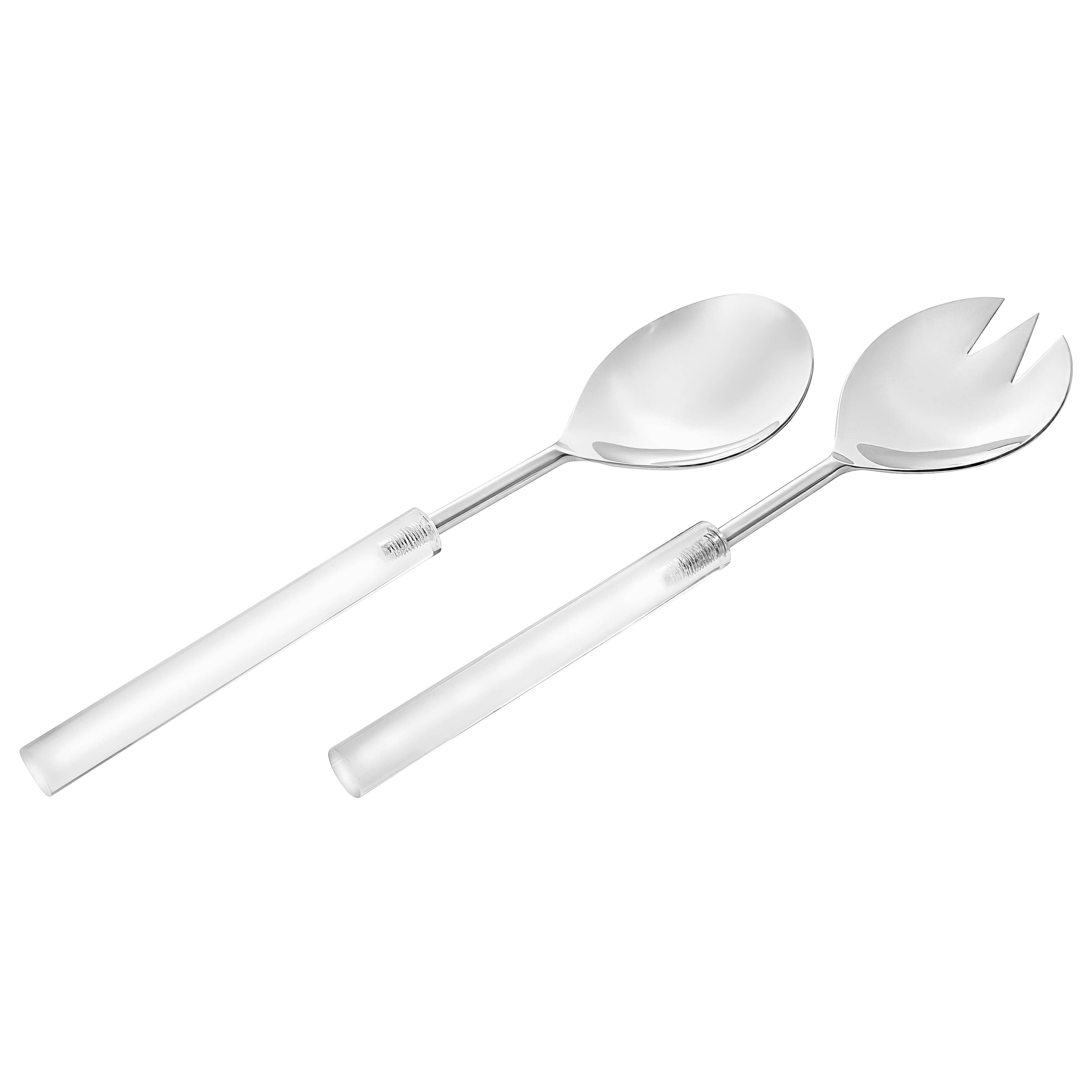 VIVIENCE – wholesale Serving utensil – Cake/Salad Server Set with Marble Handle11
