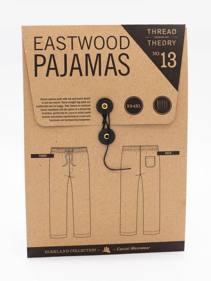 Eastwood Pajamas Tissue Sewing Pattern for wholesale by Thread Theory