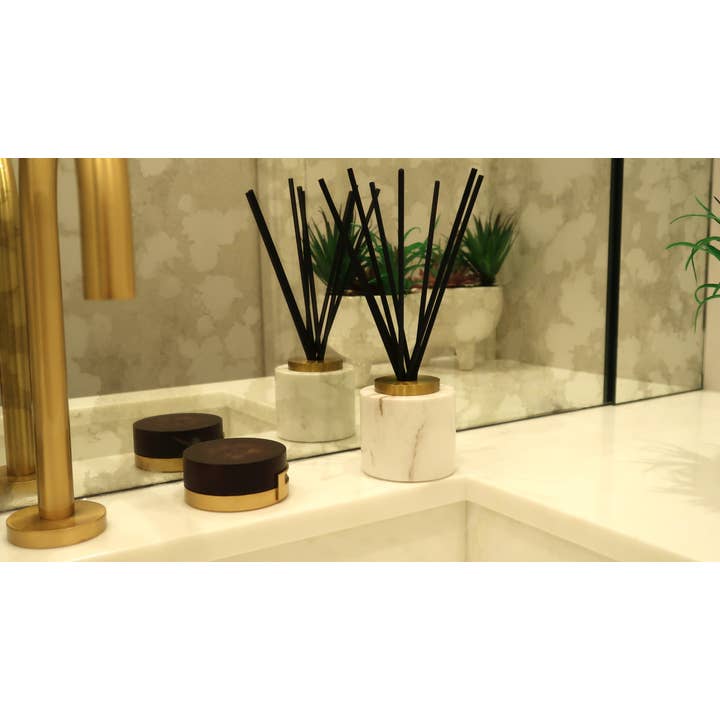 VIVIENCE - Venta al por mayor Difusores de palitos - Difusor Reed de mármol blanco6