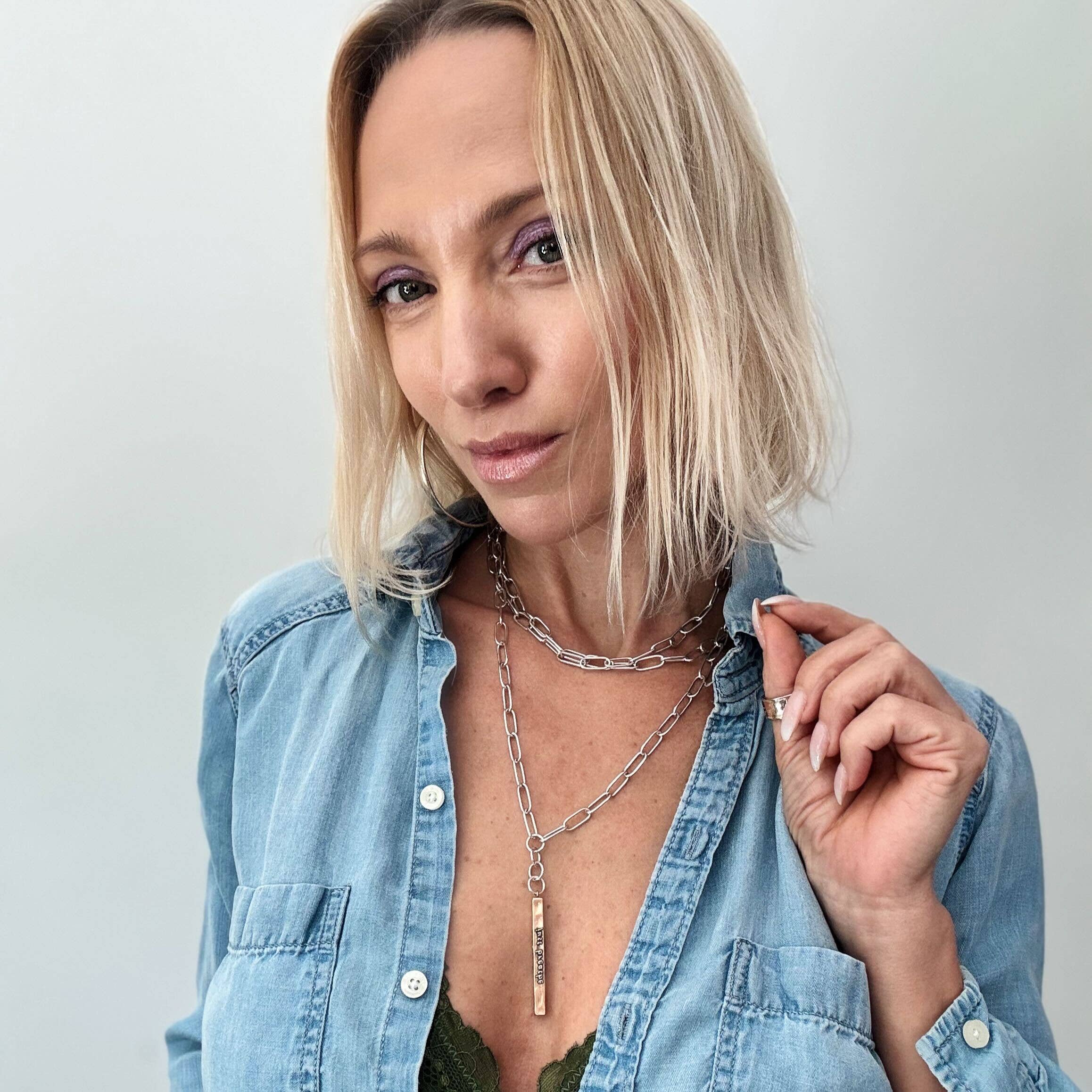 Katia Designs - Wholesale Link & Chain Necklace - Stay Calm Klink Necklace8