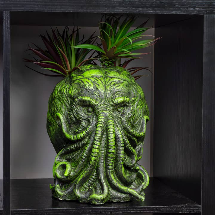 Kurated Korner - Wholesale Plant Pot - Toy Vault Cthulhu Resin Planter Pot