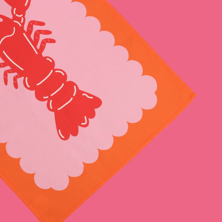 Maddison Ball Creative - Wholesale Tea Towel - Lobster Scallop Tea Towel4