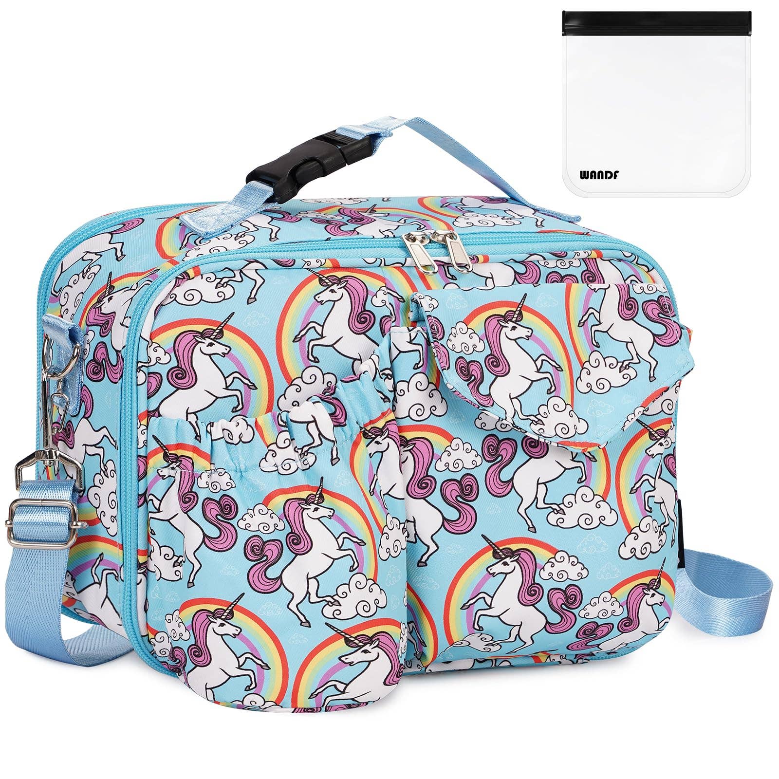 wandf – wholesale Lunch bag/box – Kids – Insulated Lunch Tote Bag Kids Expandable Lunch Box WF704841