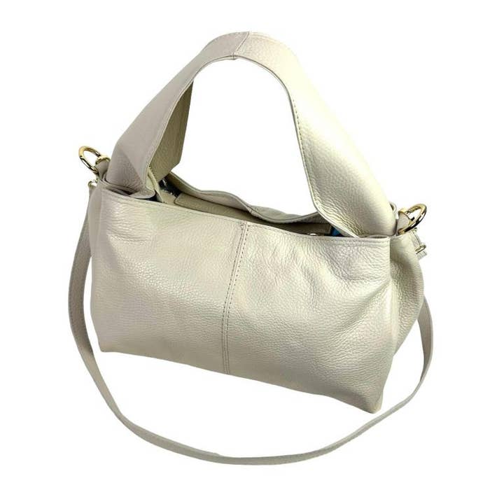 Chenson & Gorett - Wholesale Top Handle Bag - Women's - Italian Leather Handbag for Women with Thick Short Handle6