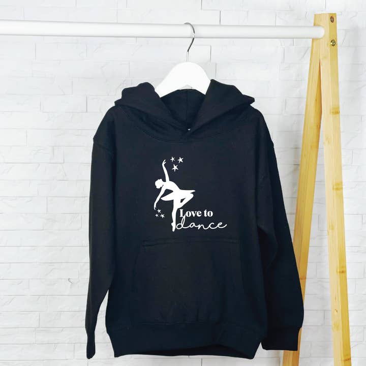Älskar att dansa Kids Dance Hoodie för wholesale av Lovetree Design