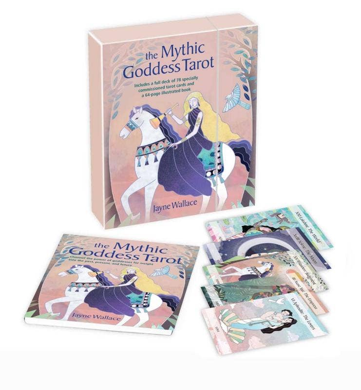 Microcosm Publishing & Distribution - Wholesale Tarotkaarten - Mythic Goddess Tarot - Tarotdeck en gids met godinnen uit verschillende tradities0