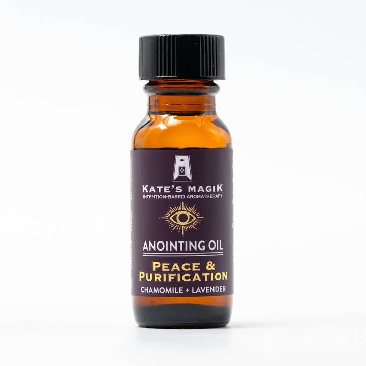 Peace & Purification Anointing Oil, Lavender & Chamomile for wholesale by Kate's Magik