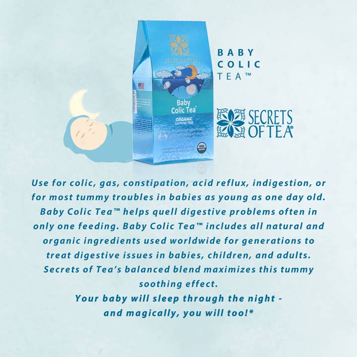 Secrets Of Tea – Großhandel Stilltee – Schwangerschaft & Stilzeit – Baby Colic Tea - USDA Organic & FDA genehmigt - 20 Beutel