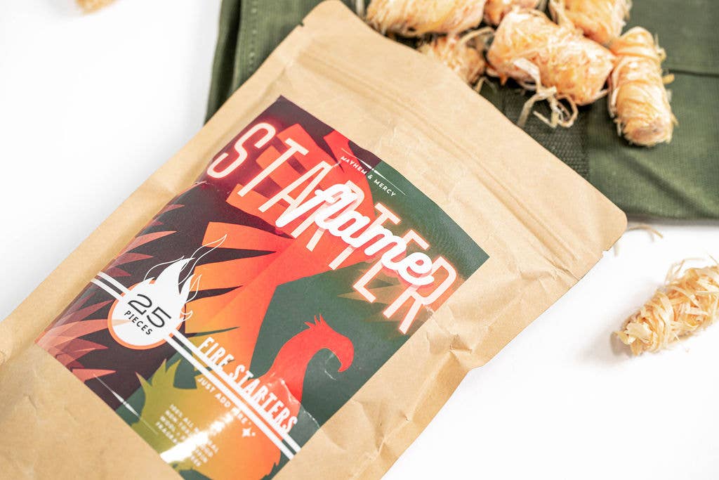 Mayhem & Mercy - Venta al por mayor Encendedor - Encendedores de fuego Flame Starter no tóxicos y sin fragancia9