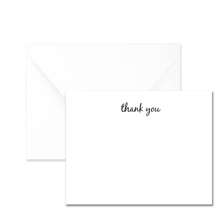 Thank You, Script Note Set for wholesale by Leslie Store