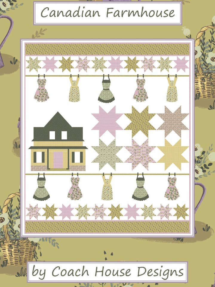 Motif de courtepointe de ferme canadienne pour la vente par Coach House Designs