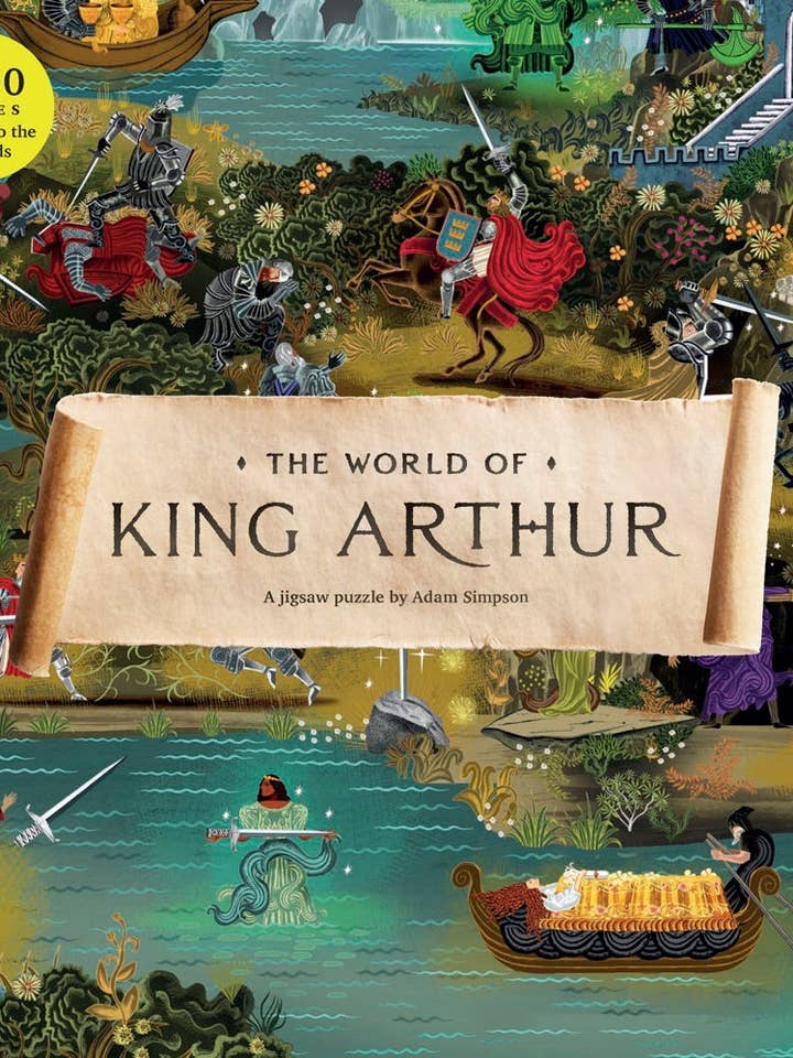 The World of King Arthur 1000 Piece Puzzle for wholesale by Chronicle Books