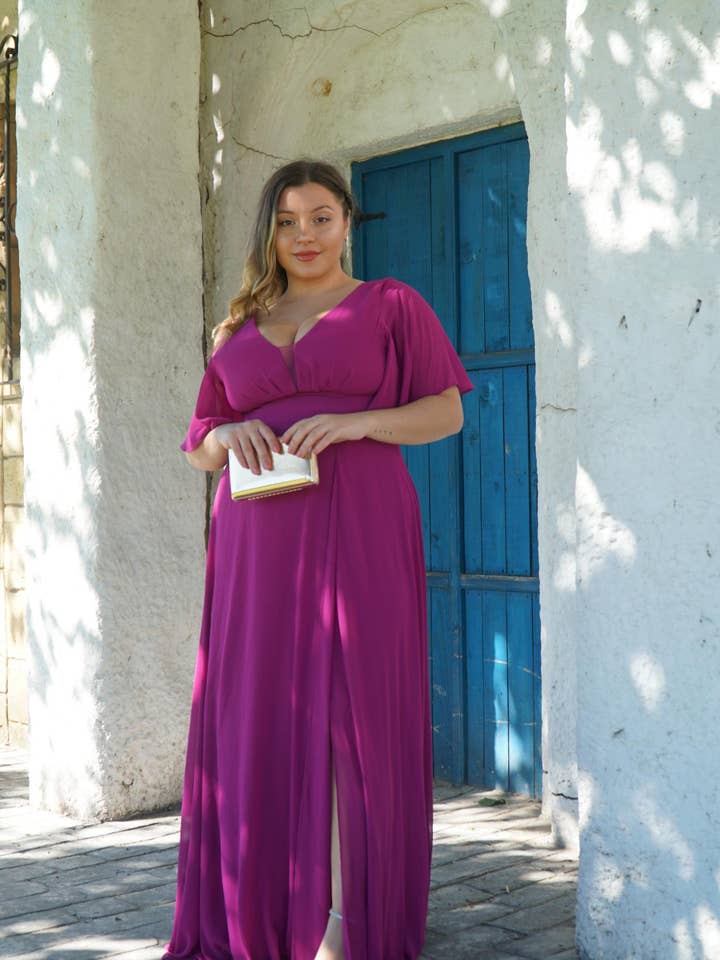 Long dress 1390-1 Tg for wholesale by Invitadissimas