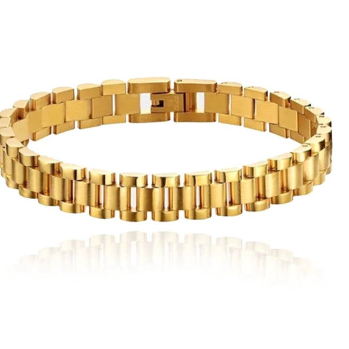 HoopLa - Wholesale Link & Chain Bracelet - Â Watch Band Link Bracelet, Bangle. Â Steel Rol-X