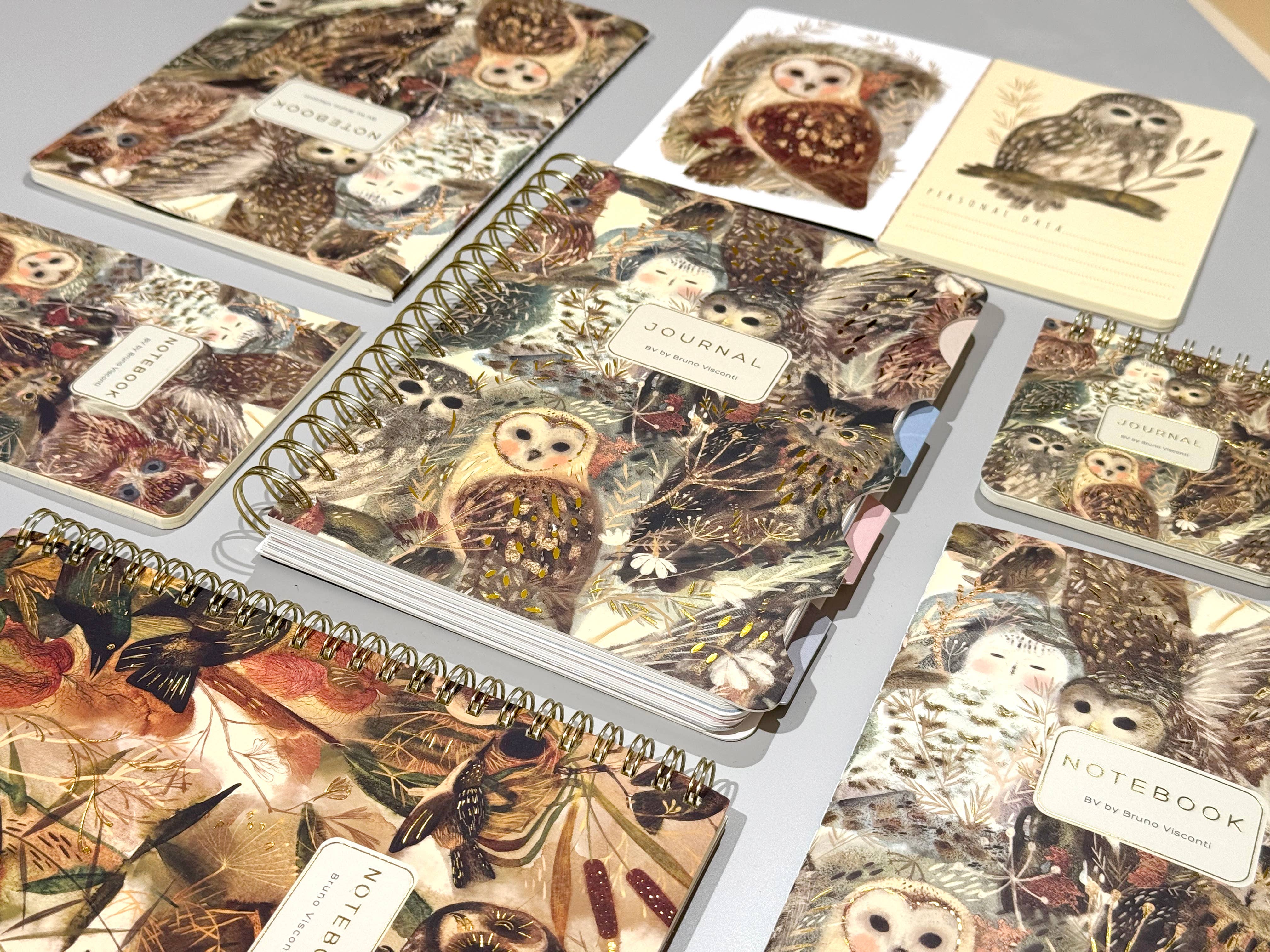 BV by Bruno Visconti - Wholesale Notebook - Owls Notebook20