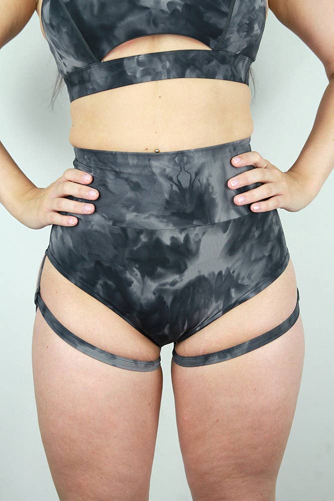 Rarr Designs – Engroshandel Shorts – Kvinder – MARBLE Strømpebånd Super høj talje Brazil Scrunchie Bum5