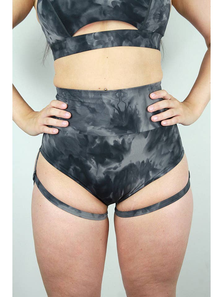 Rarr Designs – Engroshandel Shorts – Kvinder – MARBLE Strømpebånd Super høj talje Brazil Scrunchie Bum5