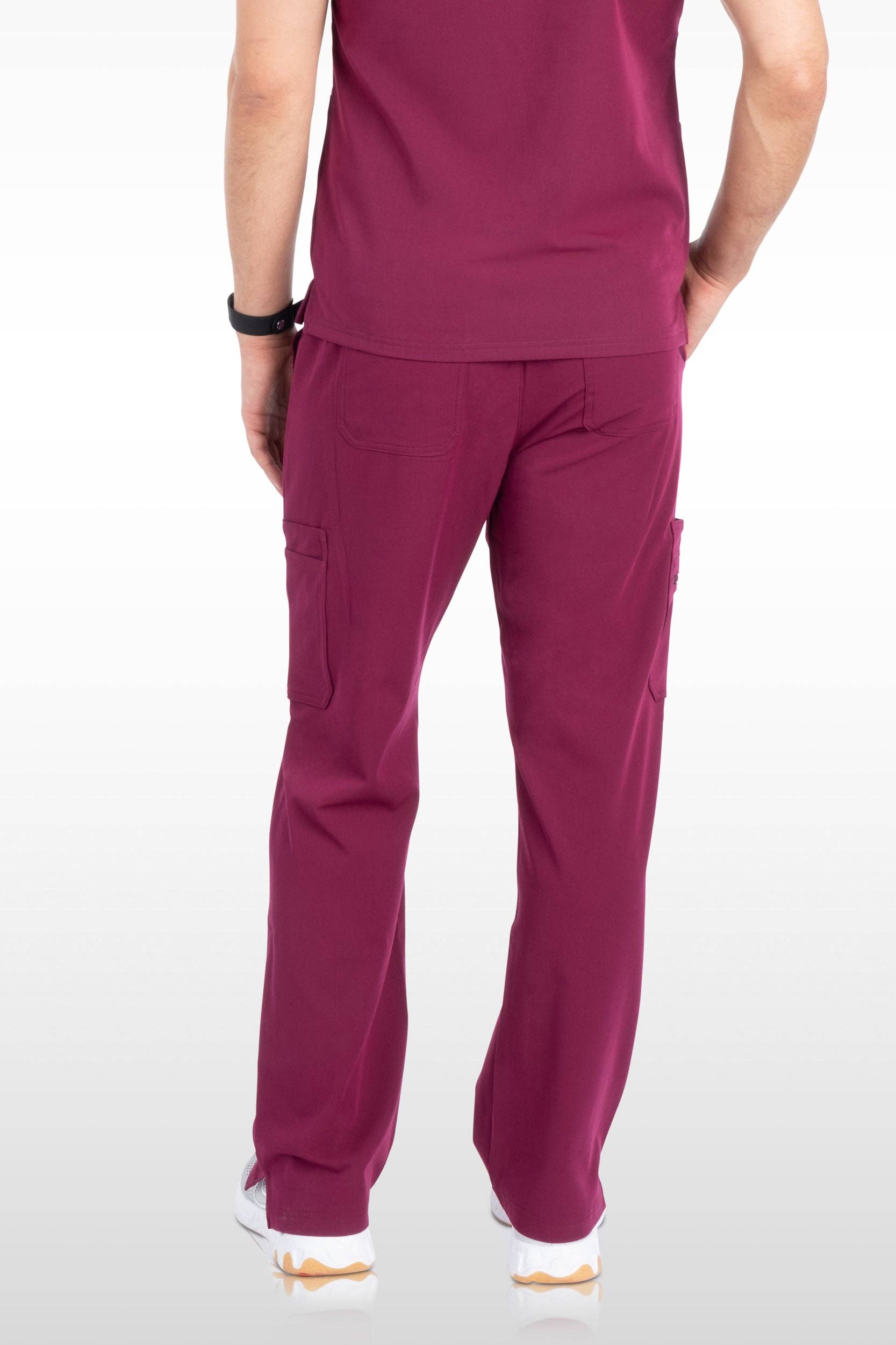 Aura Naturale – Engroshandel Sygeplejeruniform – til mænd – Java Herre French-Fly Scrubs Bukser med 9 lommer (96001)14