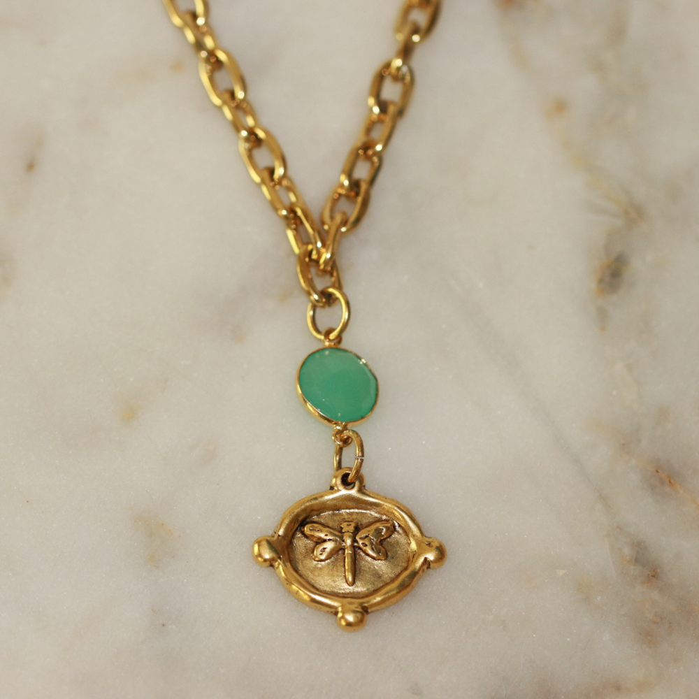 Deep South Originals Inc. - Vente Colliers à pendentif - Collier Libellule Lennon4