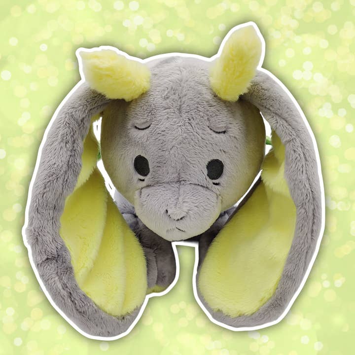 Hannimations - Wholesale Stuffed/Plush Toy - Kids & Baby - ash the anxiety bunny laying cuddle plushie!3
