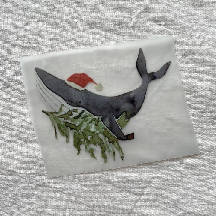 Bügelbild Weihnachtswal
für den Großhandel von Hannahs Firlefanz