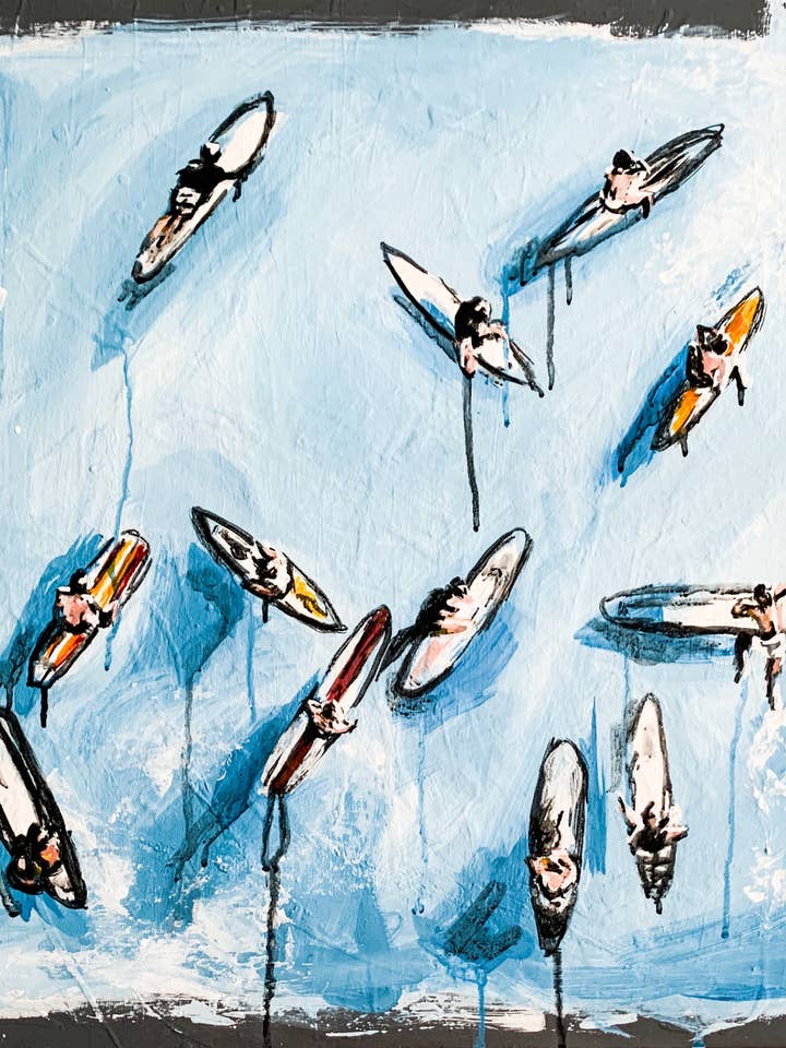 Salt & Sun Print for wholesale by Makenzie Kurz Art