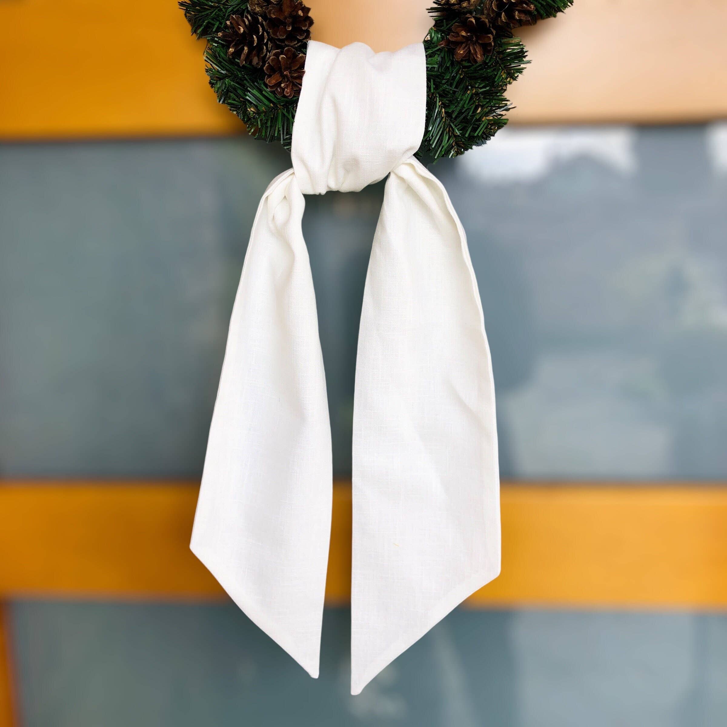 Belle Linen – Großhandel Kranz – 100% Premium Qualität Leinen Kranzschärpe9