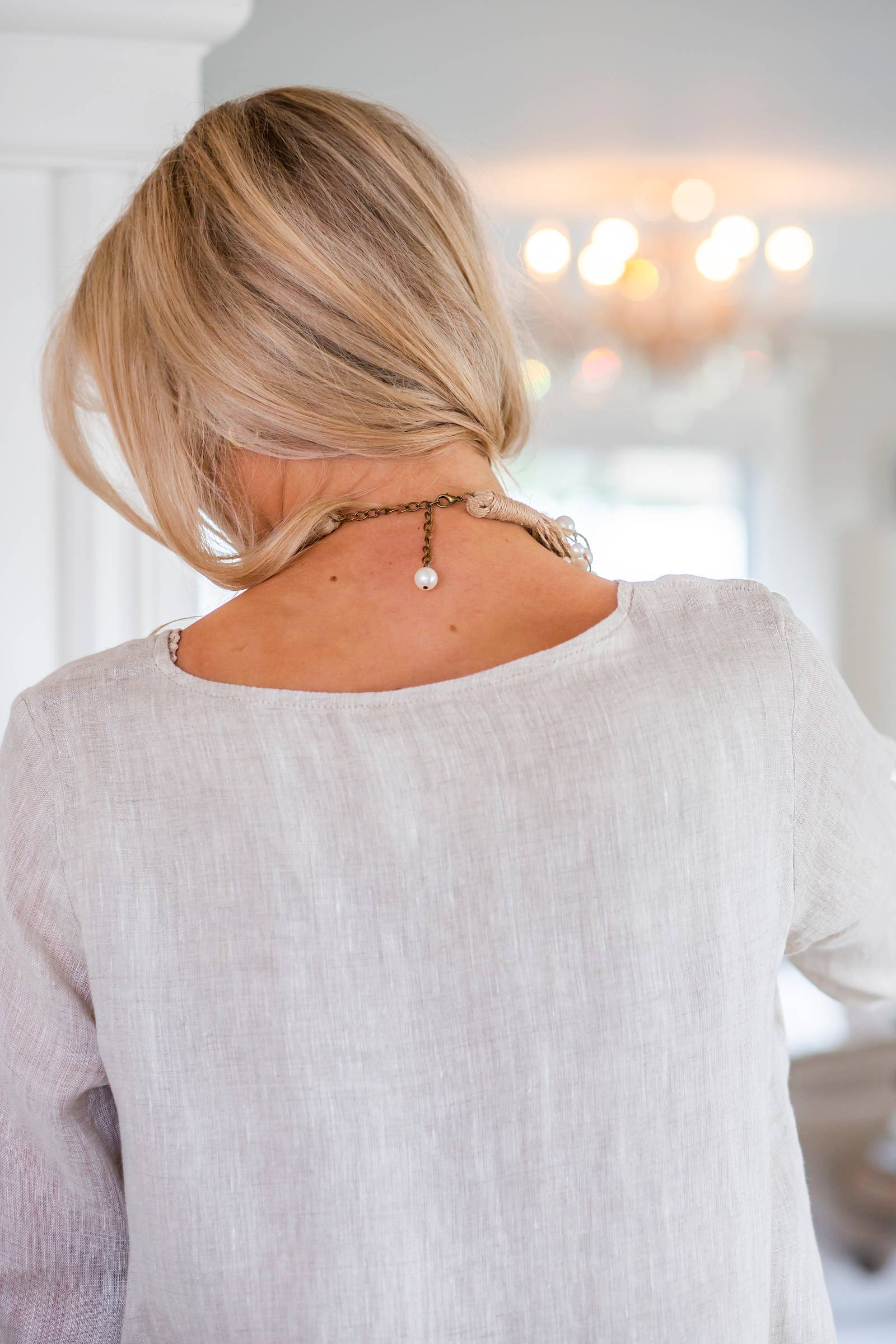 Arte Italica & Crown Linen Designs – Engroshandel Perlehalskæde – Multi Strand perle halskæde2