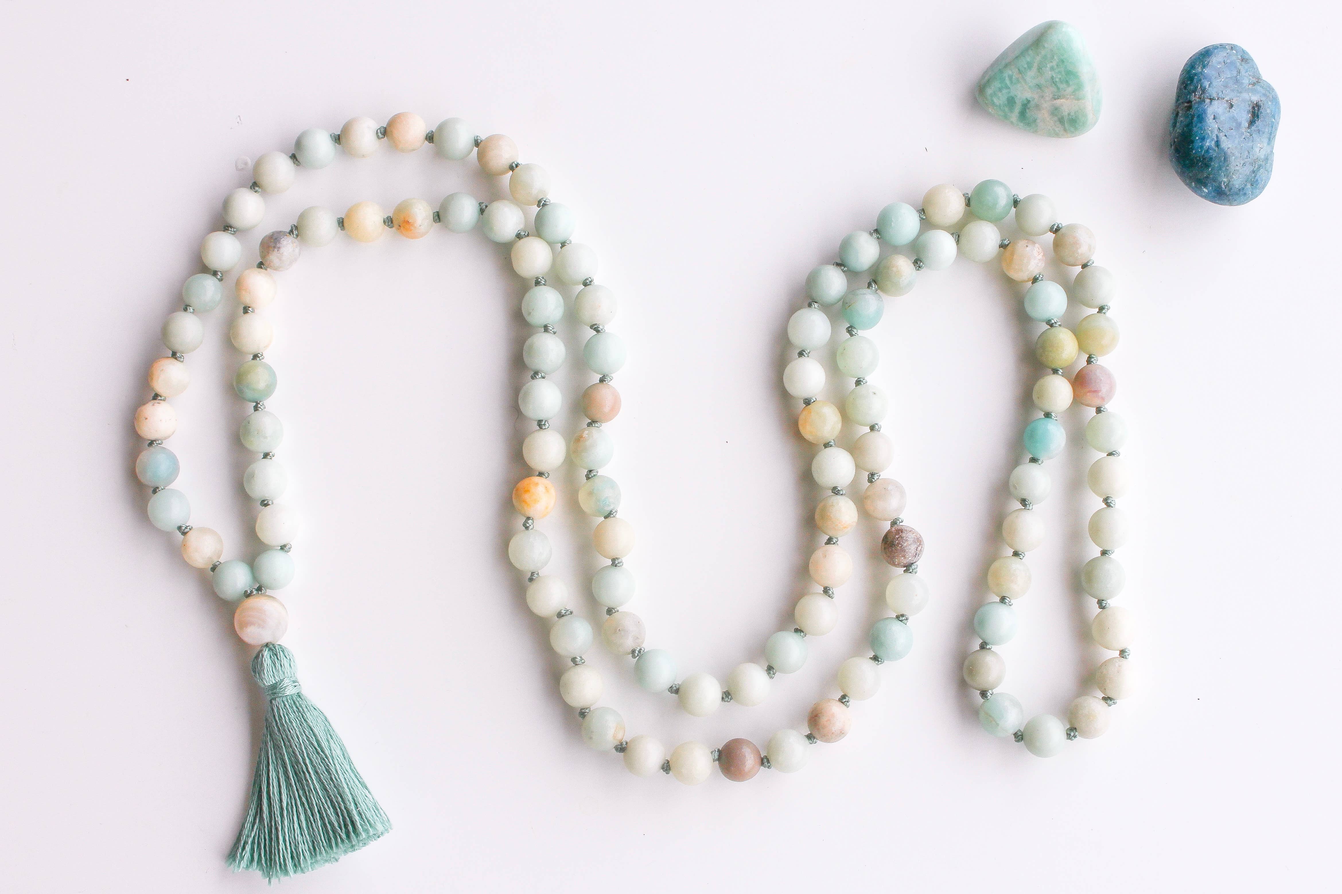 MadeByTheMoonchild - Wholesale Prayer Beads Necklace - Harmony Mala | Balance and Intuition4