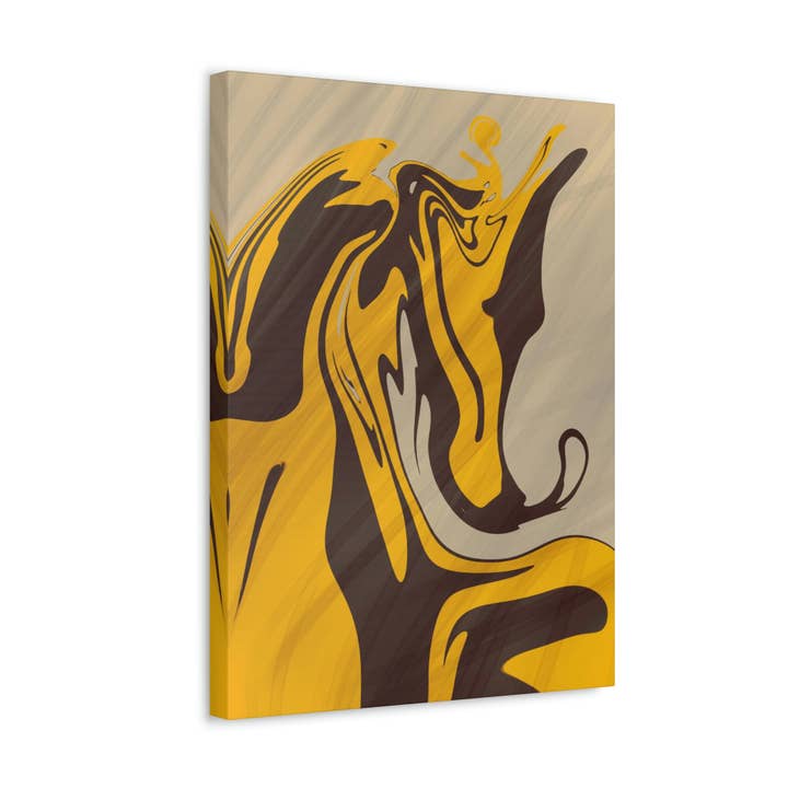 Roman Steed Art Print On Satin Canvas, Stretched for wholesale by Michelle Hoffmann