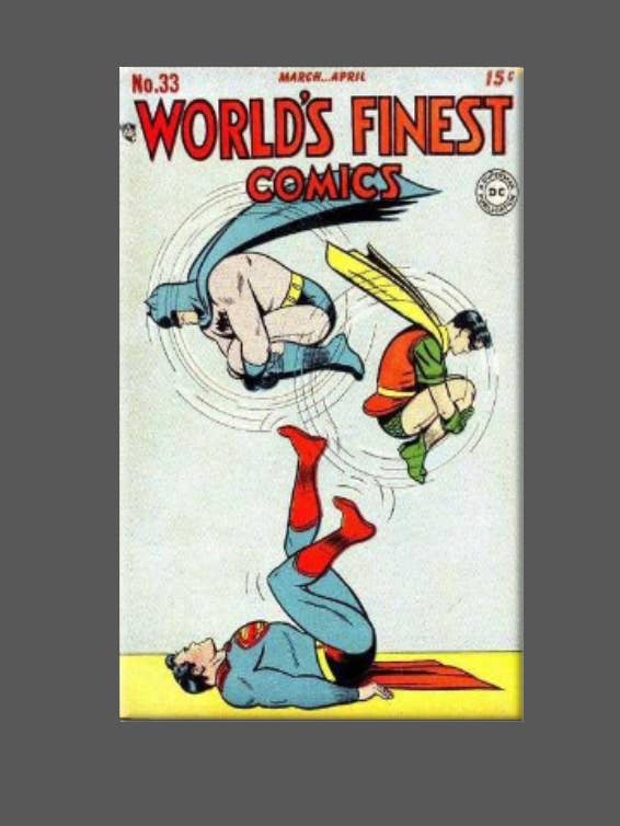 BATMAN, aimant, bouton, miroir, Super Man, Robin pour la vente par Ba Ba Buttons