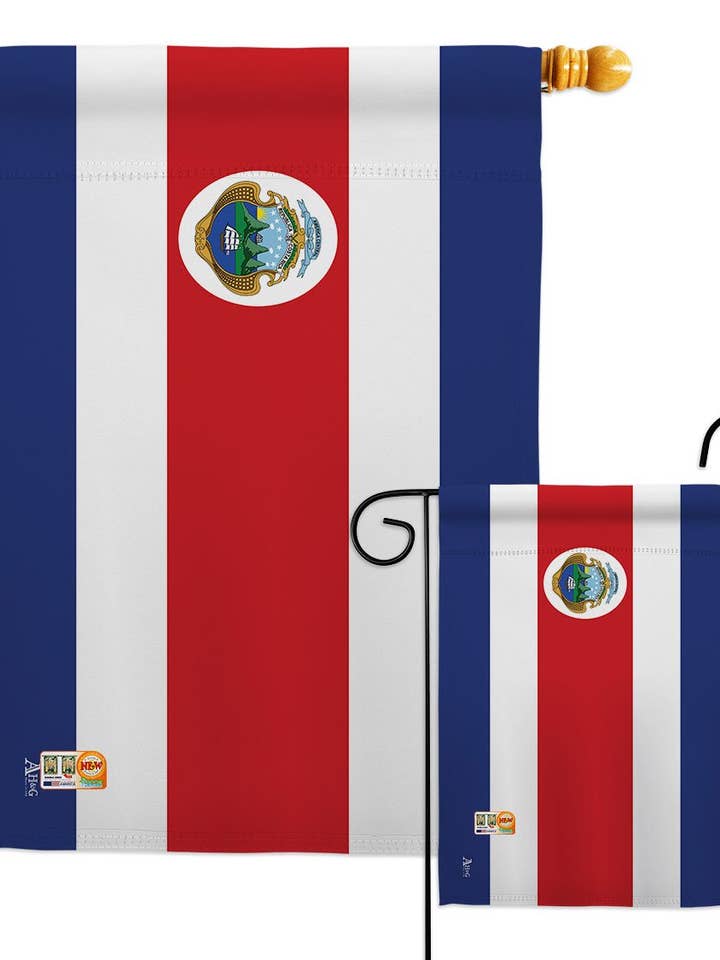 Bandera decorativa nacional regional de Costa Rica para venta al por mayor de Two Group Flag Co