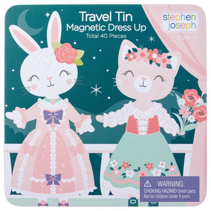 Stephen Joseph Gifts - Wholesale Toy Set - Kids - Travel Tin Magnetic Dress-Up