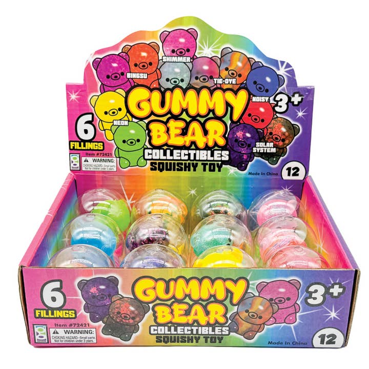 Geddes - Wholesale Squishy toy – Kids & Baby - GUMMY BEAR COLLECTIBLES TOYS 12/DSP3